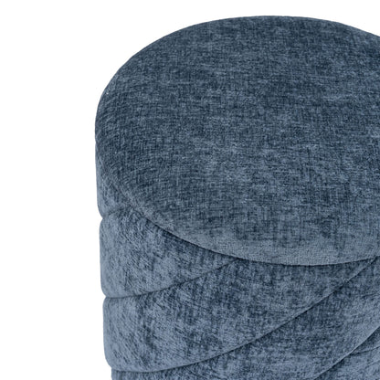 OT520 BLUE OTTOMAN