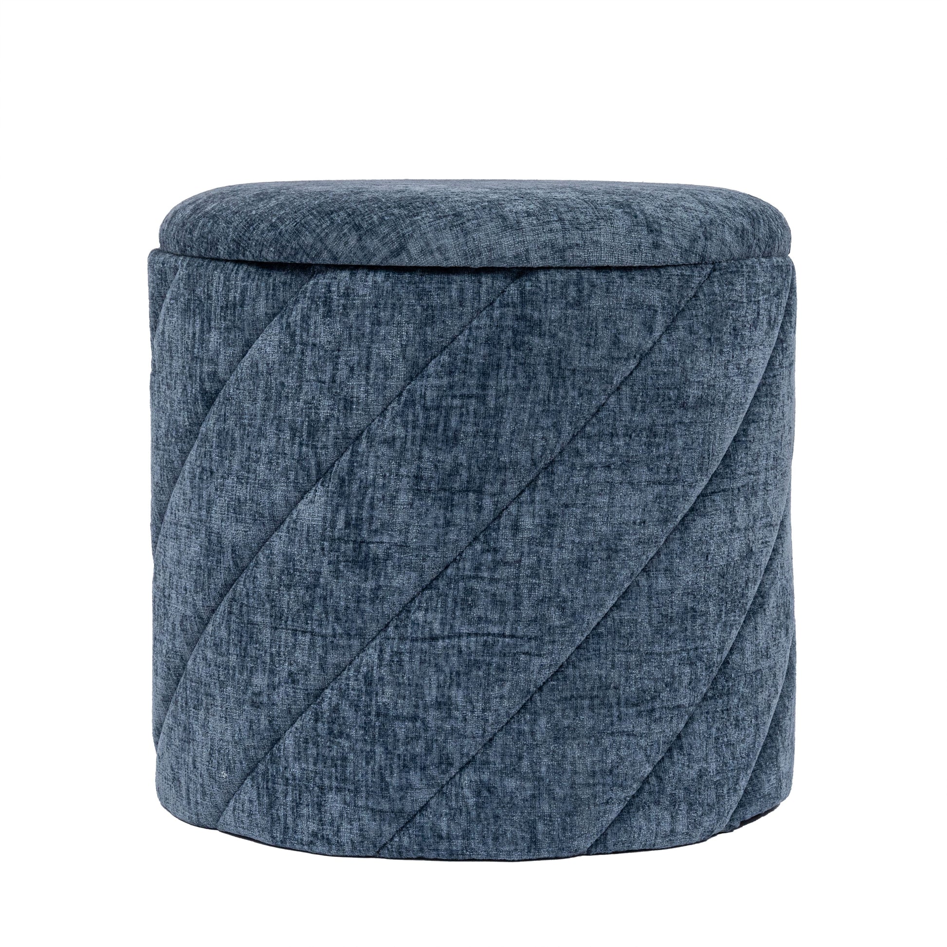OT520 BLUE OTTOMAN