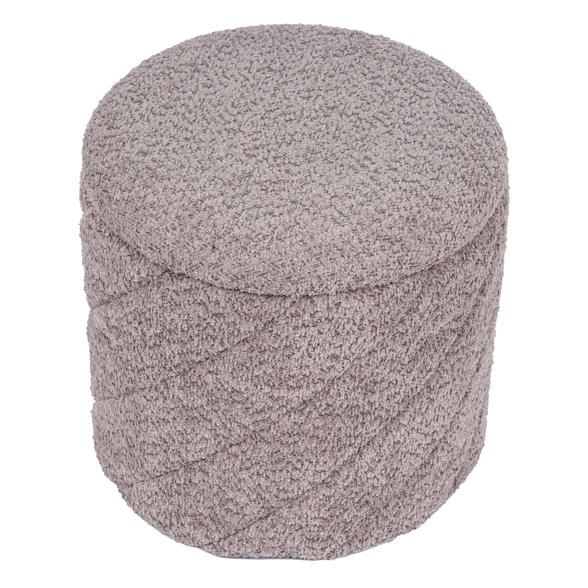 OT520 GREY OTTOMAN