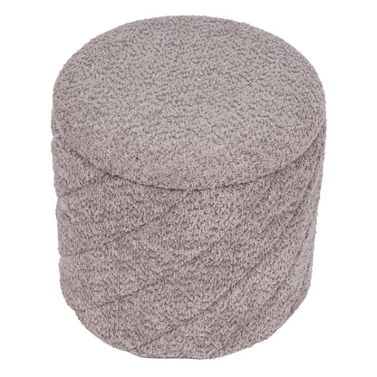 OT520 GREY OTTOMAN