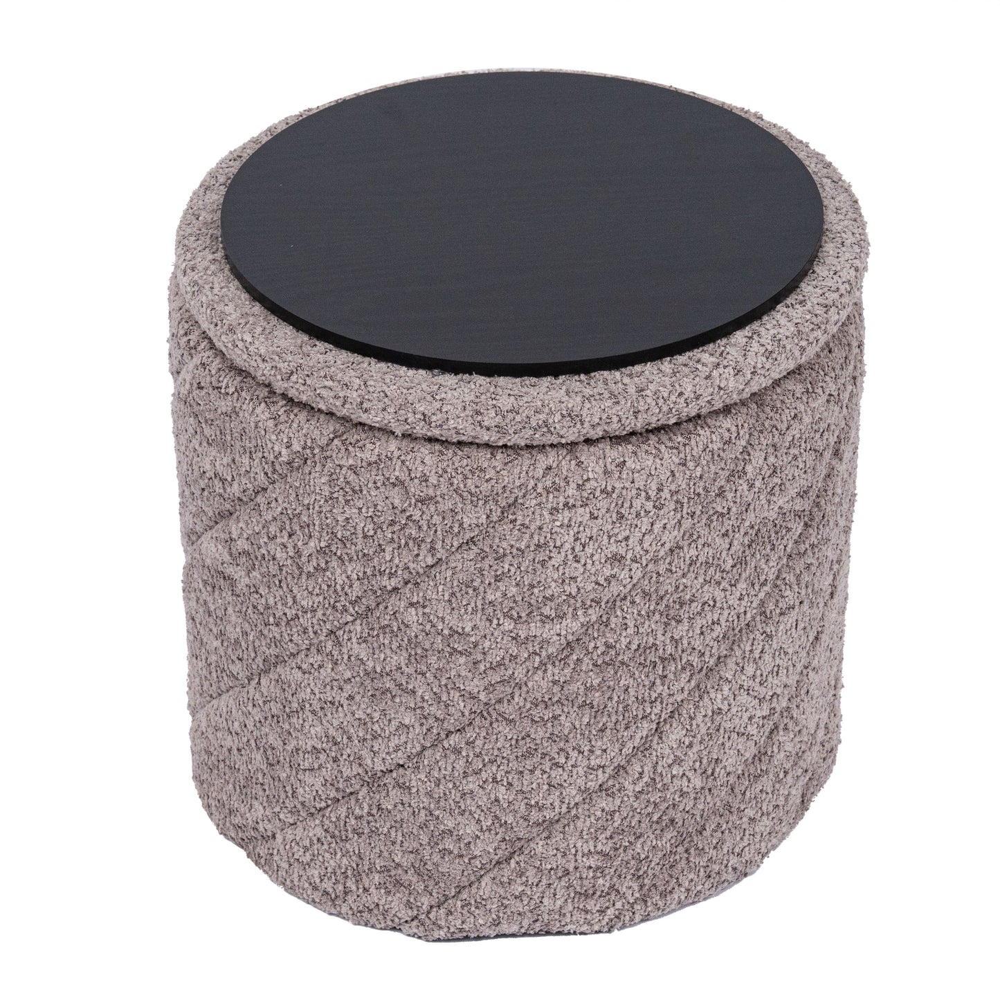 OT520 GREY OTTOMAN