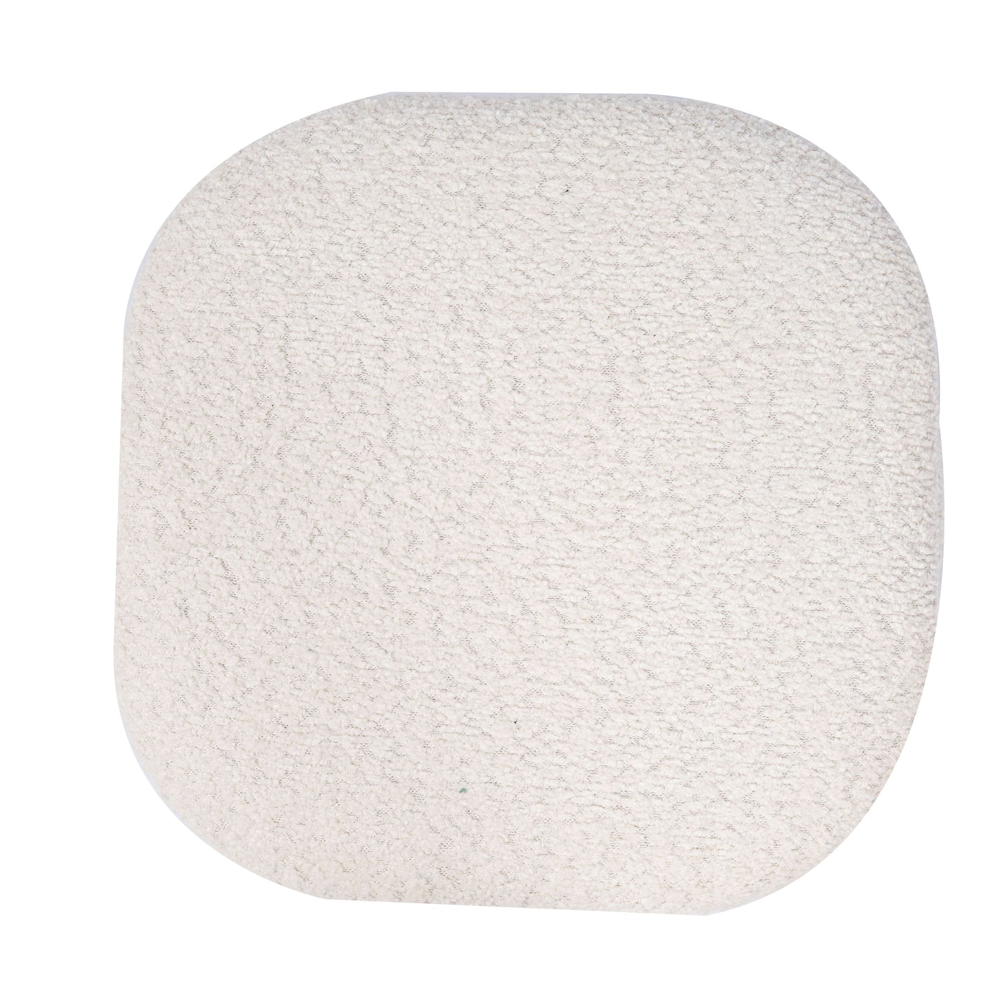 OT521 IVORY OTTOMAN