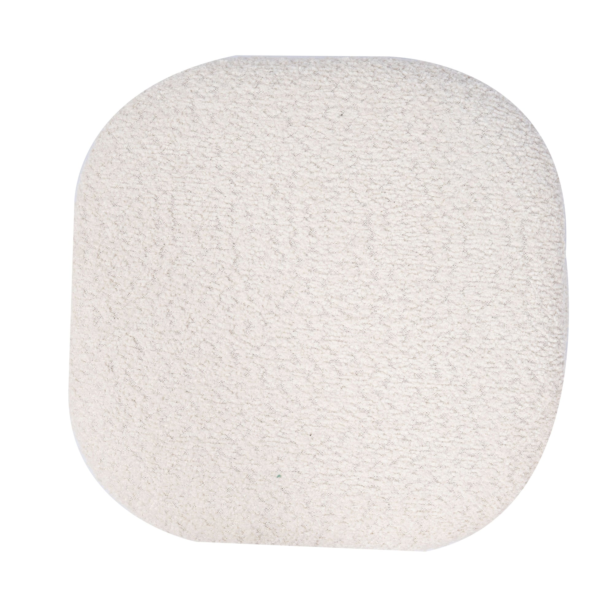 OT521 IVORY OTTOMAN