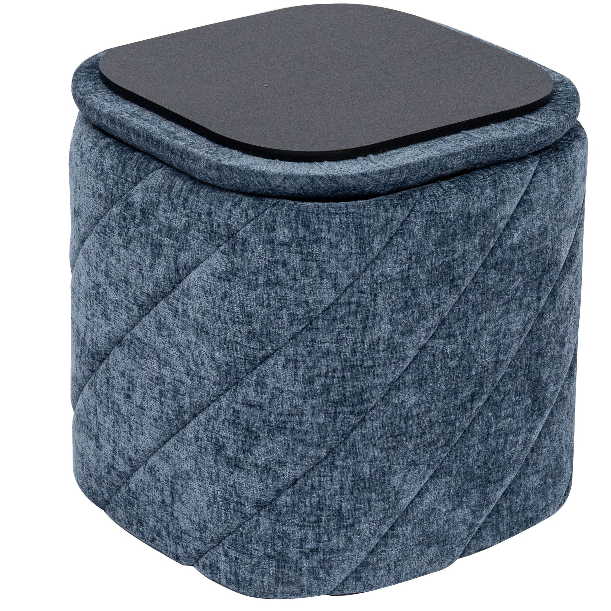 OT521 BLUE OTTOMAN