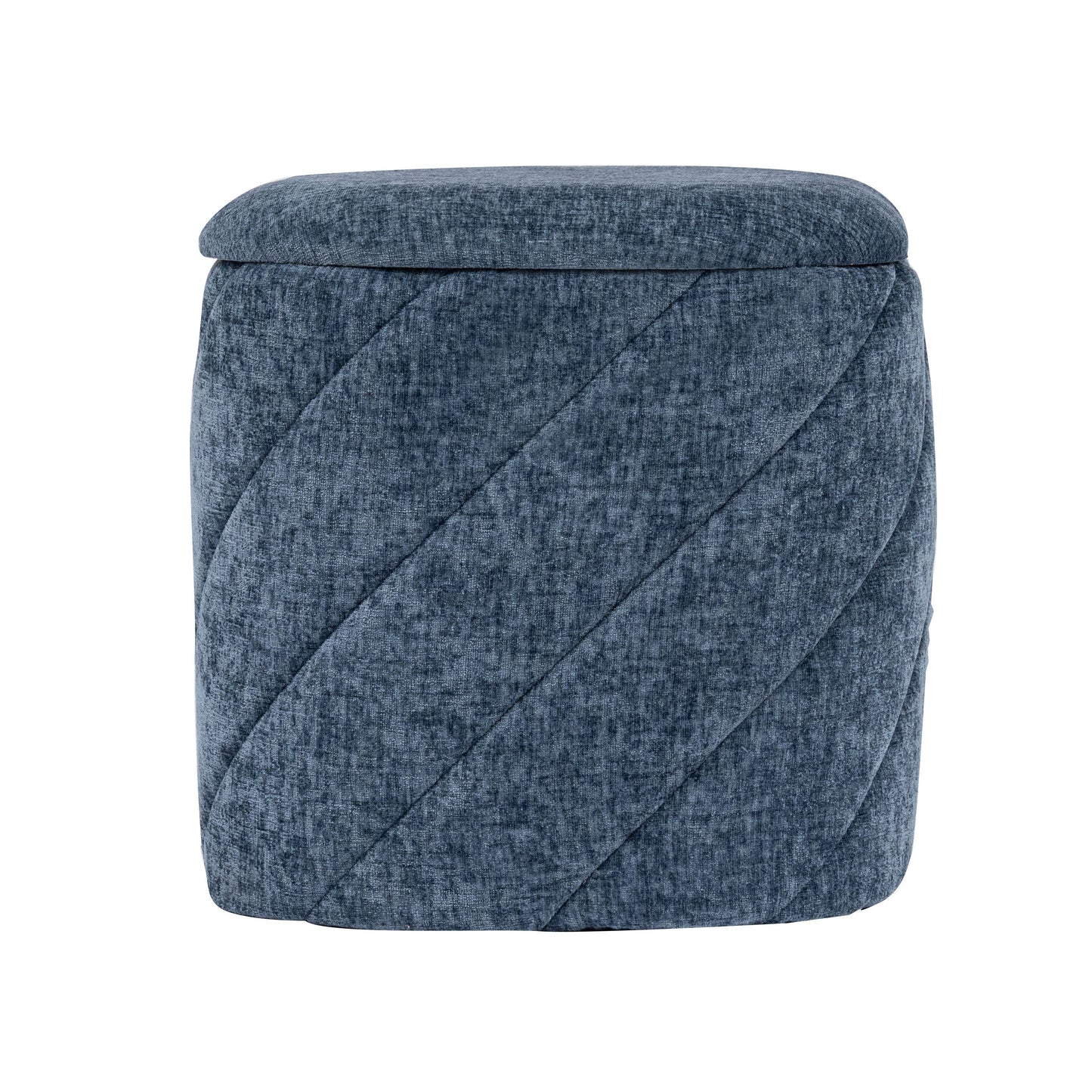 OT521 BLUE OTTOMAN