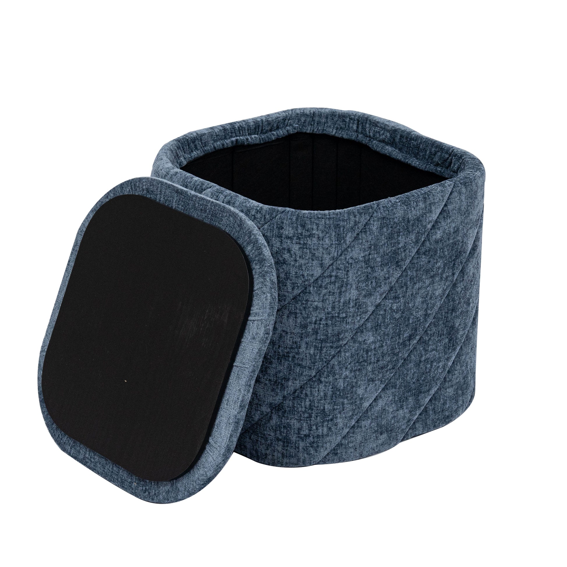 OT521 BLUE OTTOMAN