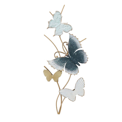 MDC502 BUTTERFLY SKY METAL WALL DECOR