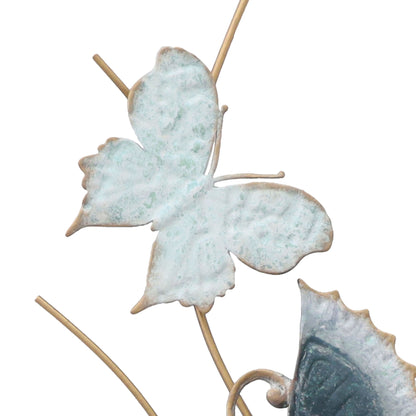 MDC502 BUTTERFLY SKY METAL WALL DECOR