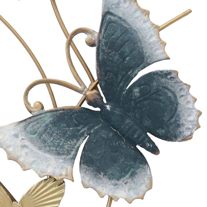 MDC502 BUTTERFLY SKY METAL WALL DECOR