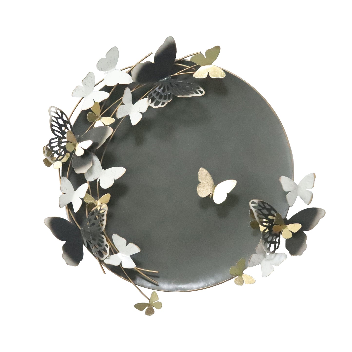 MDC503 BUTTERFLY MIST METAL WALL DECOR