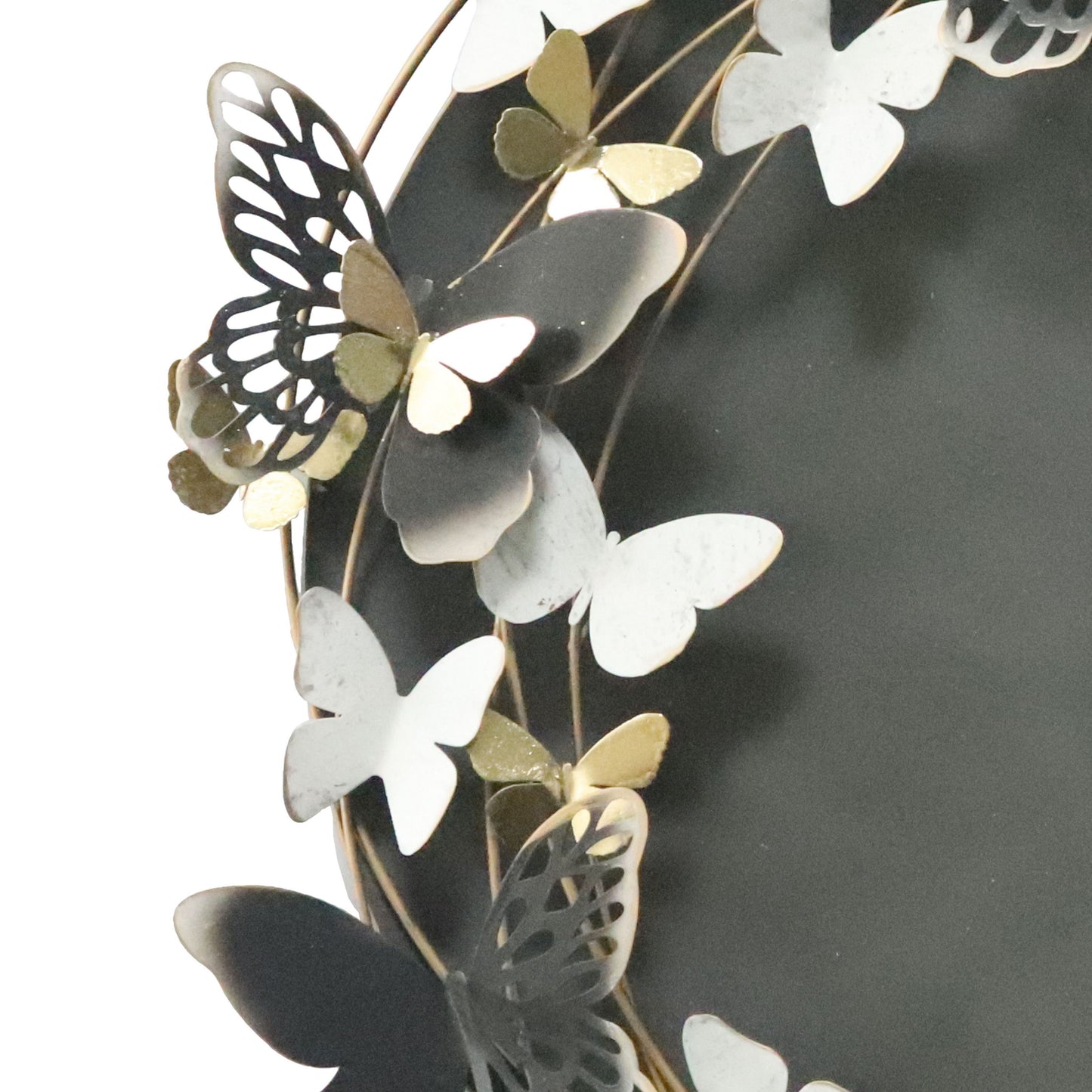 MDC503 BUTTERFLY MIST METAL WALL DECOR