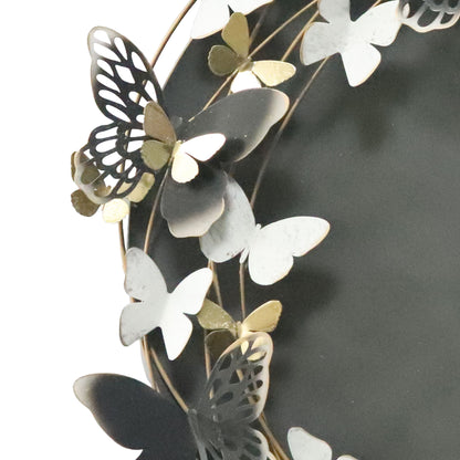MDC503 BUTTERFLY MIST METAL WALL DECOR