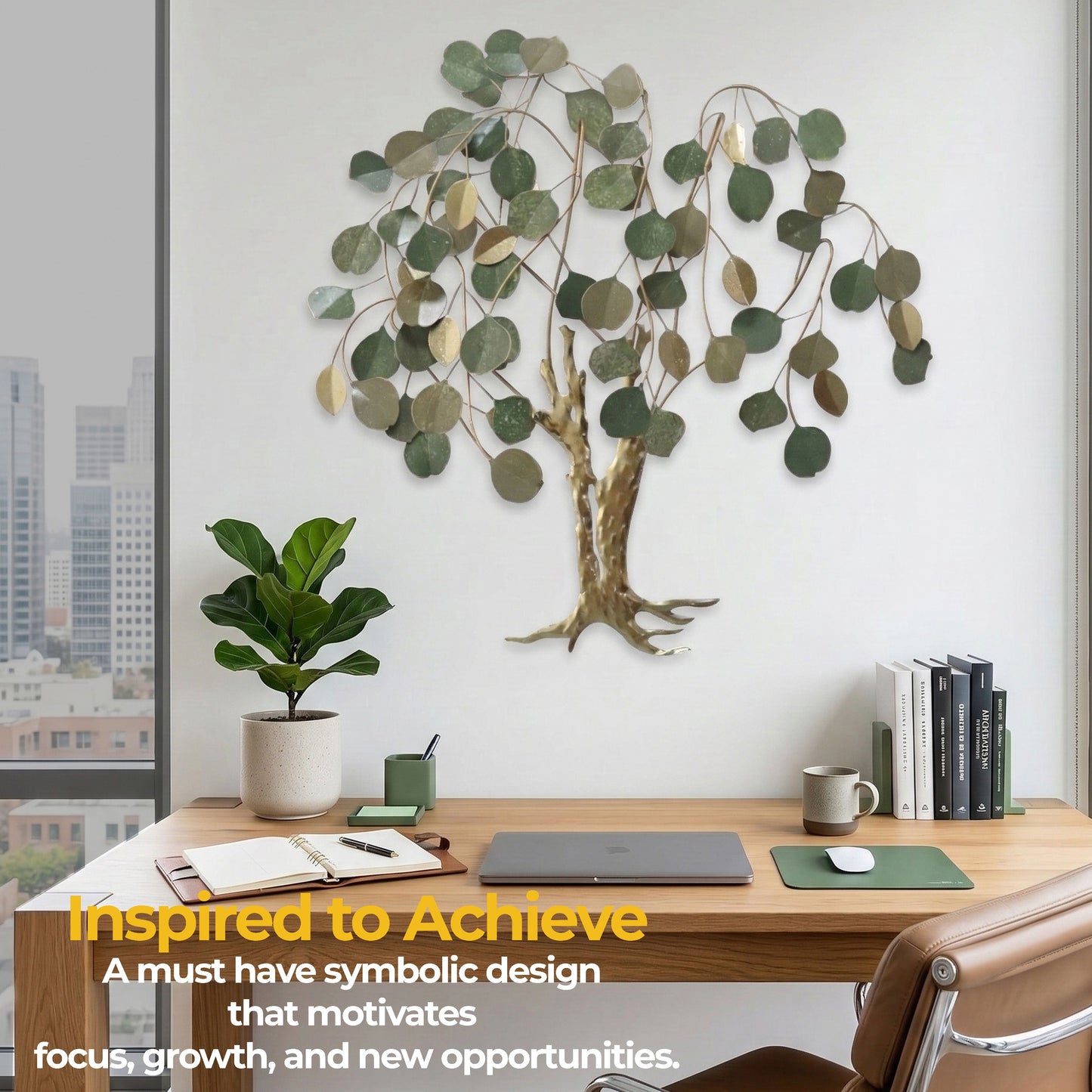 MDC504 MONEY TREE METAL WALL DECOR