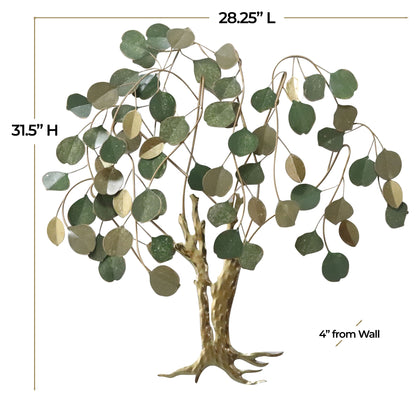 MDC504 MONEY TREE METAL WALL DECOR