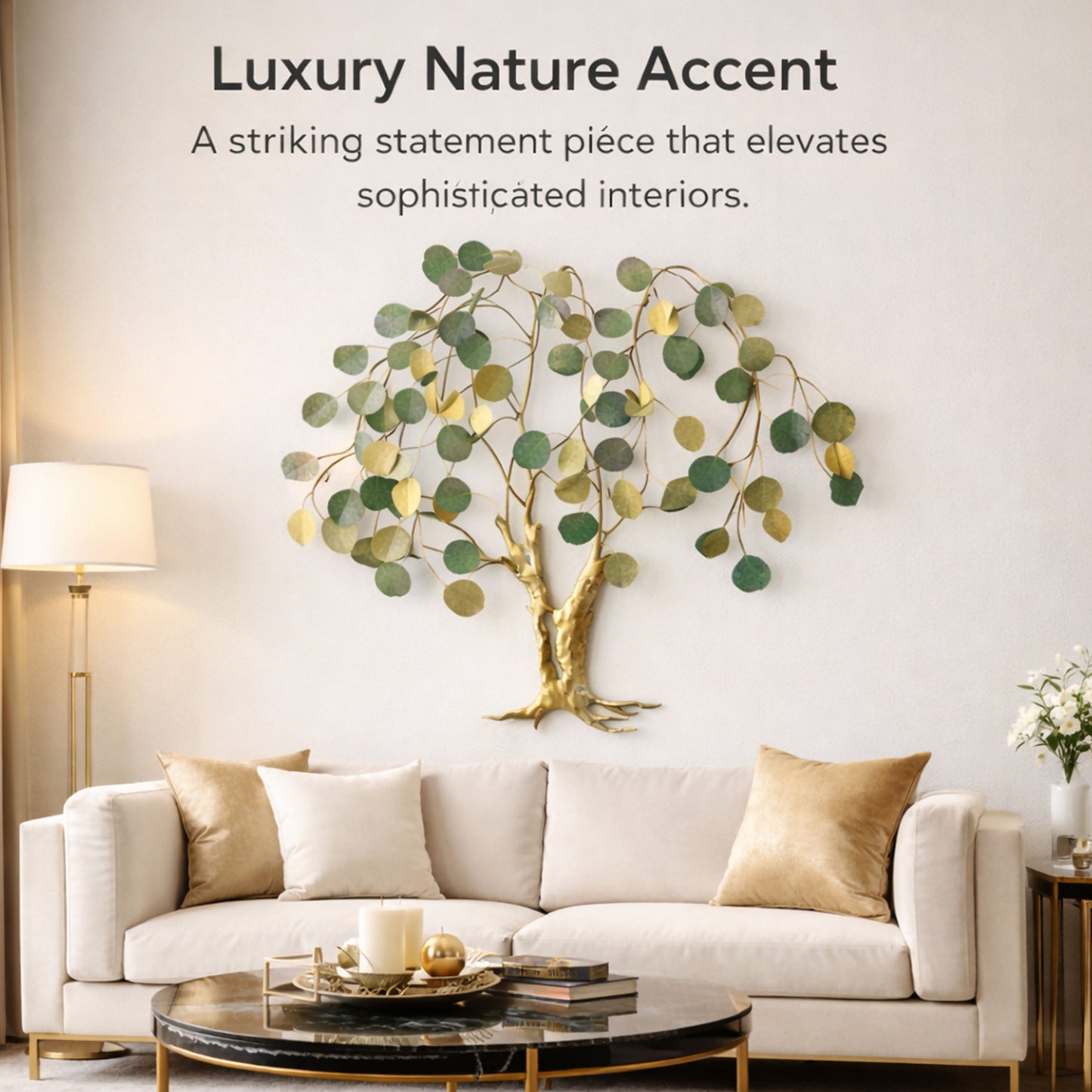 MDC504 MONEY TREE METAL WALL DECOR