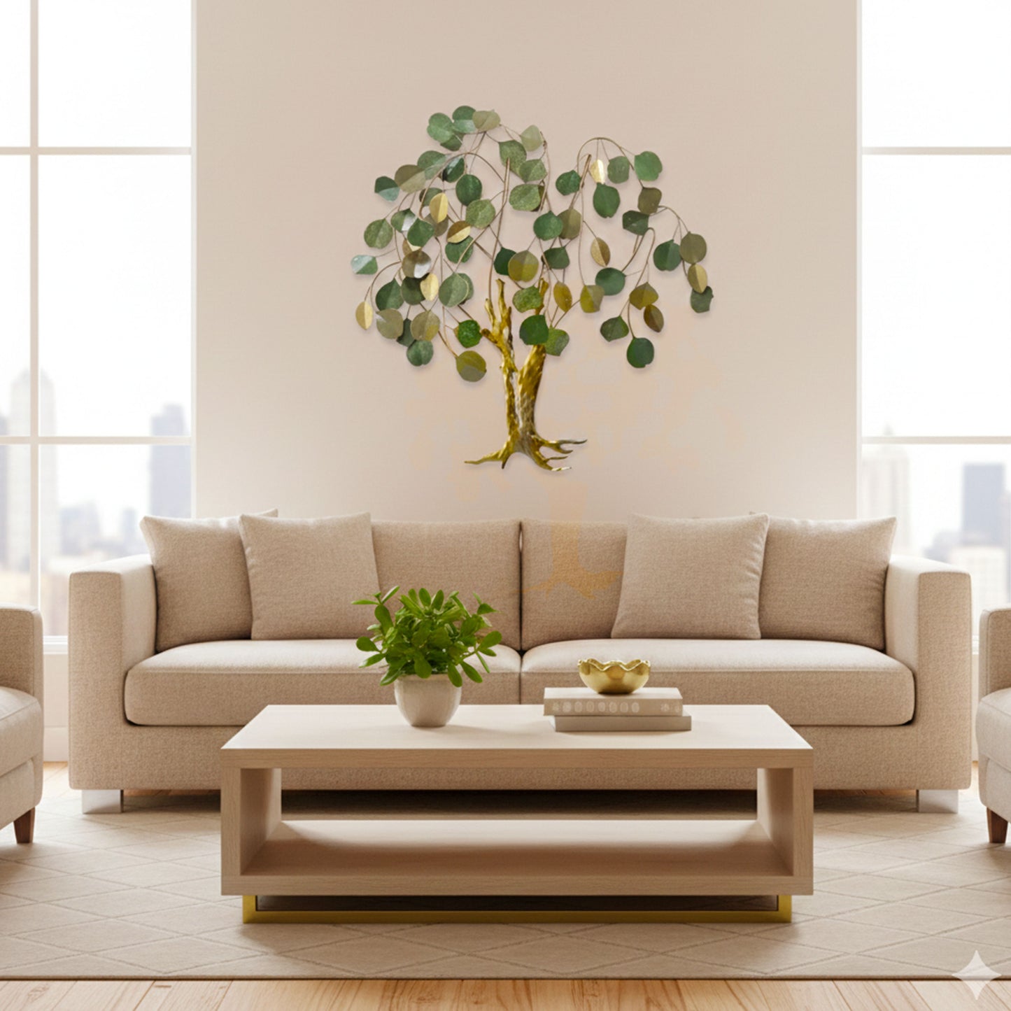 MDC504 MONEY TREE METAL WALL DECOR