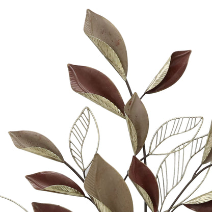 MDC505 CRIMSON TREE METAL WALL DECOR