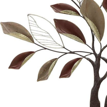 MDC505 CRIMSON TREE METAL WALL DECOR