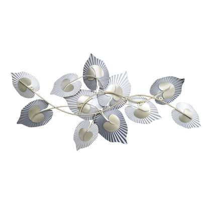 MDC506 GOLD CHARCOAL METAL WALL DECOR