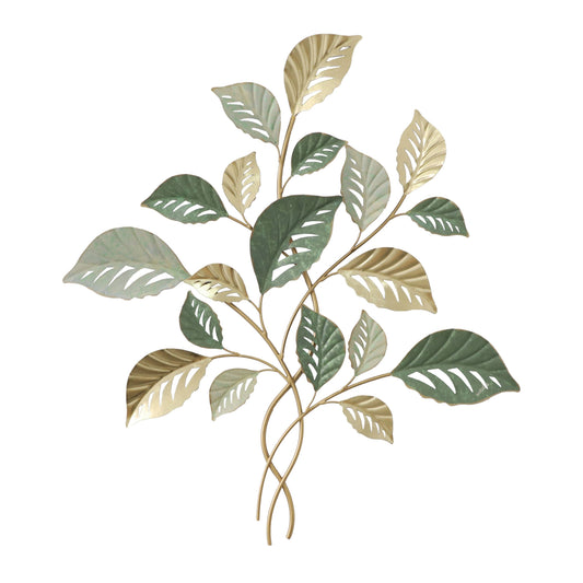 MDC508 MINT GOLD METAL WALL DECOR