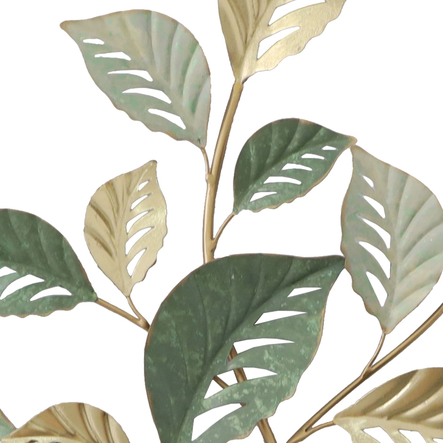 MDC508 MINT GOLD METAL WALL DECOR