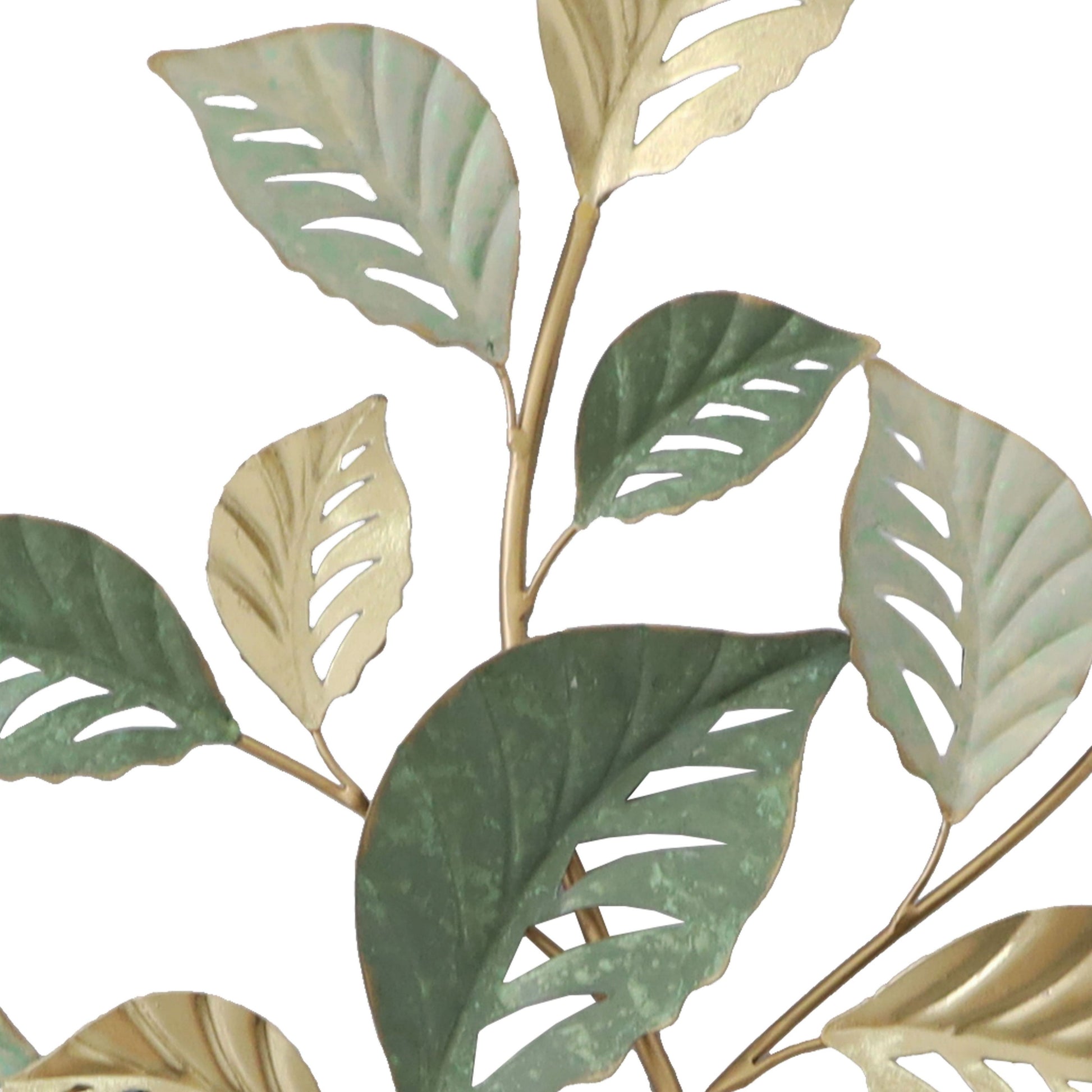 MDC508 MINT GOLD METAL WALL DECOR