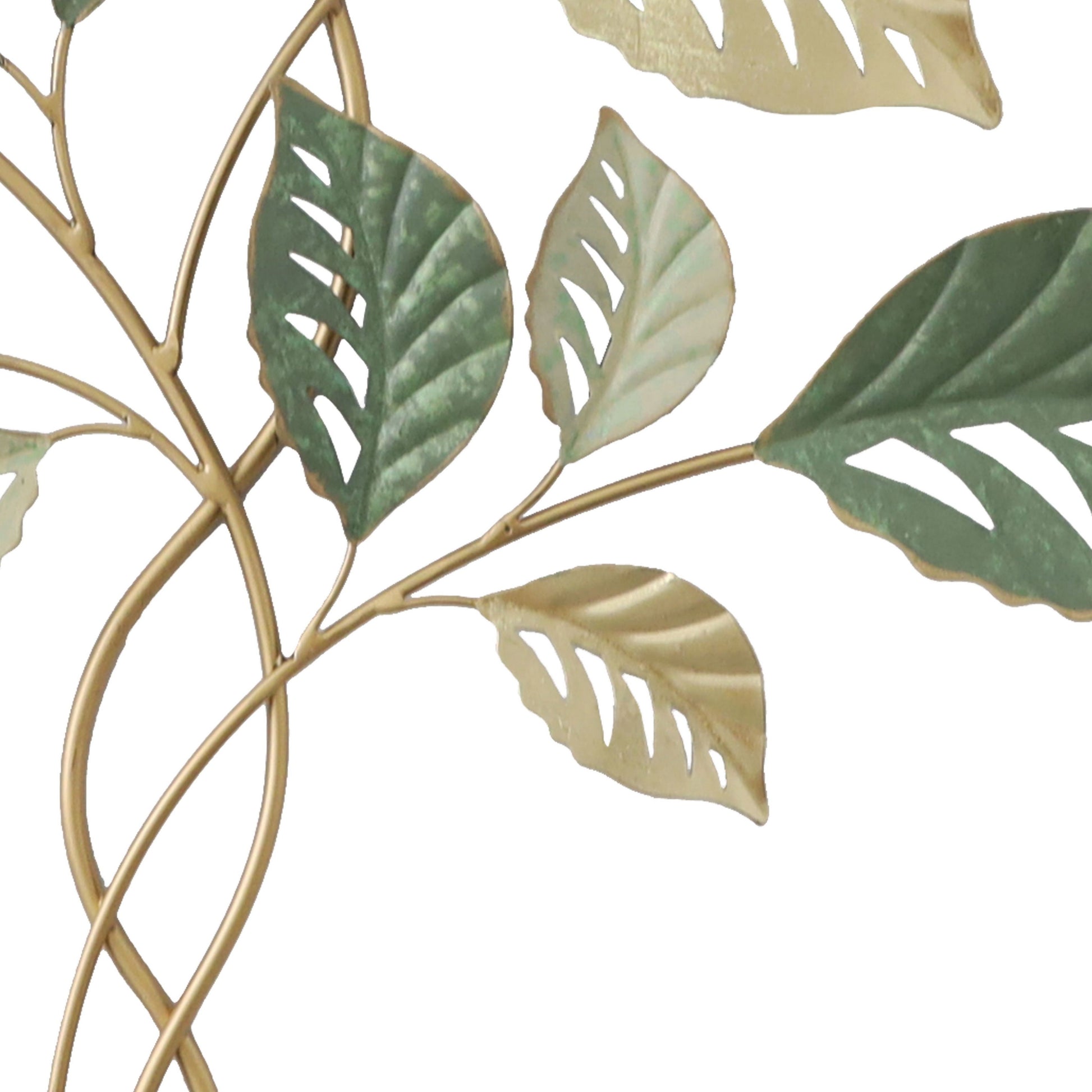MDC508 MINT GOLD METAL WALL DECOR