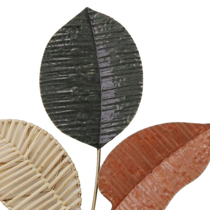 MDC509 RUST CREAM METAL WALL DECOR