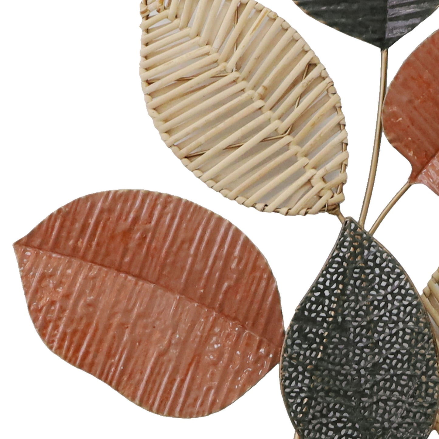 MDC509 RUST CREAM METAL WALL DECOR