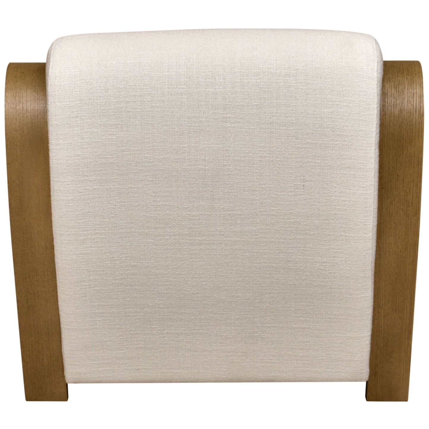 CH560 WHITE-NATURAL ARM CHAIR