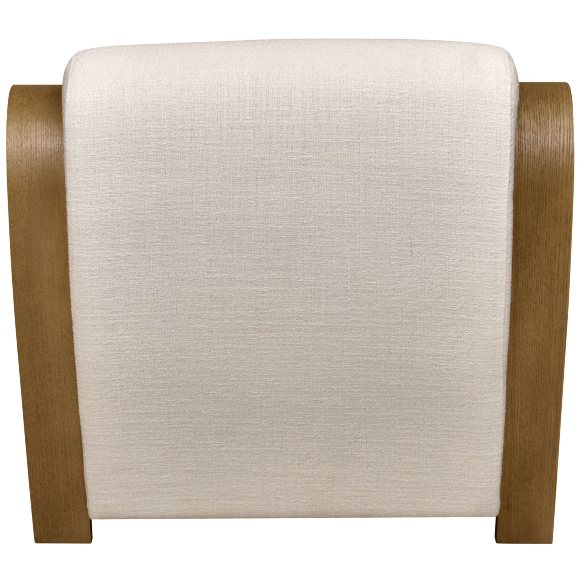 CH560 WHITE-NATURAL ARM CHAIR