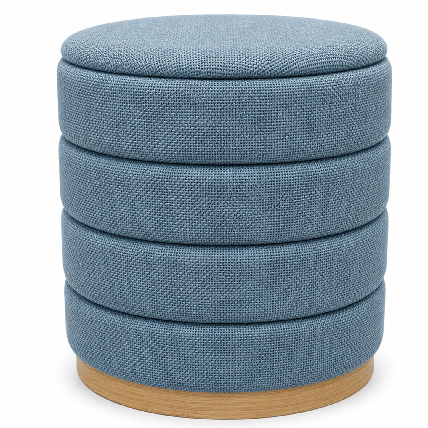 OT622 LIGHT BLUE OTTOMAN
