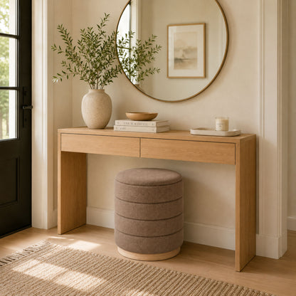 OT622 TAN OTTOMAN