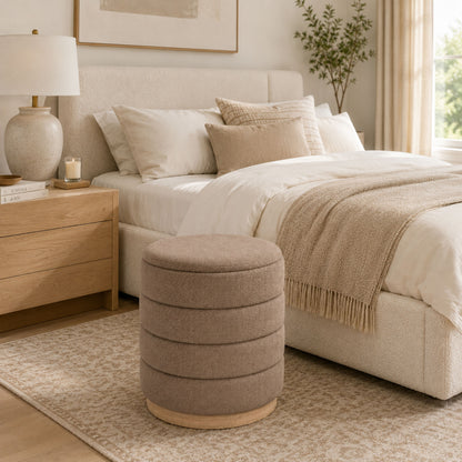 OT622 TAN OTTOMAN