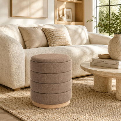 OT622 TAN OTTOMAN