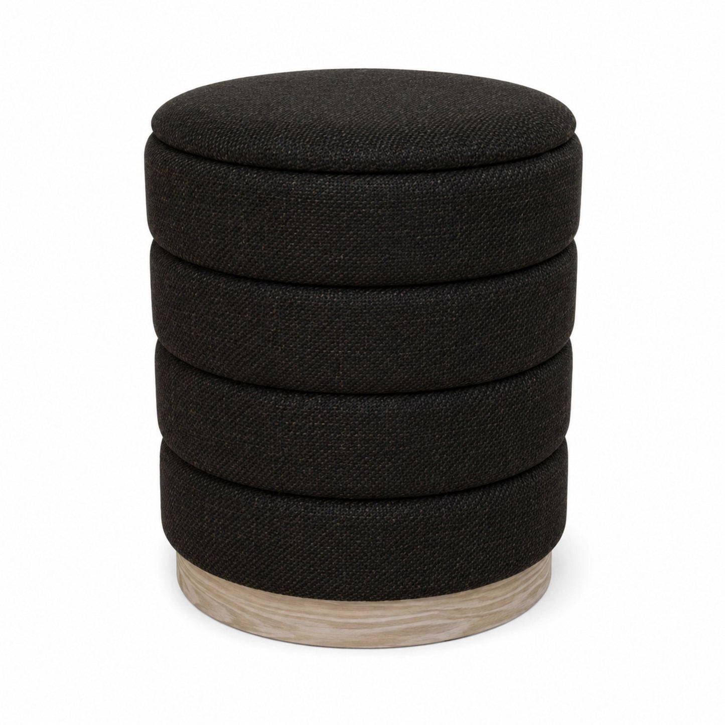 OT622 CHOCOLATE OTTOMAN