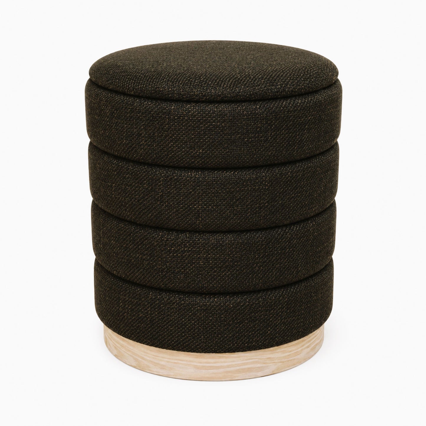 OT622 CHOCOLATE OTTOMAN