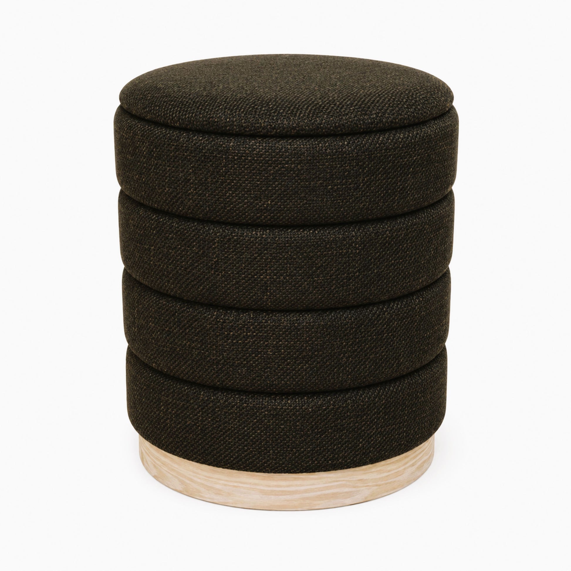OT622 CHOCOLATE OTTOMAN