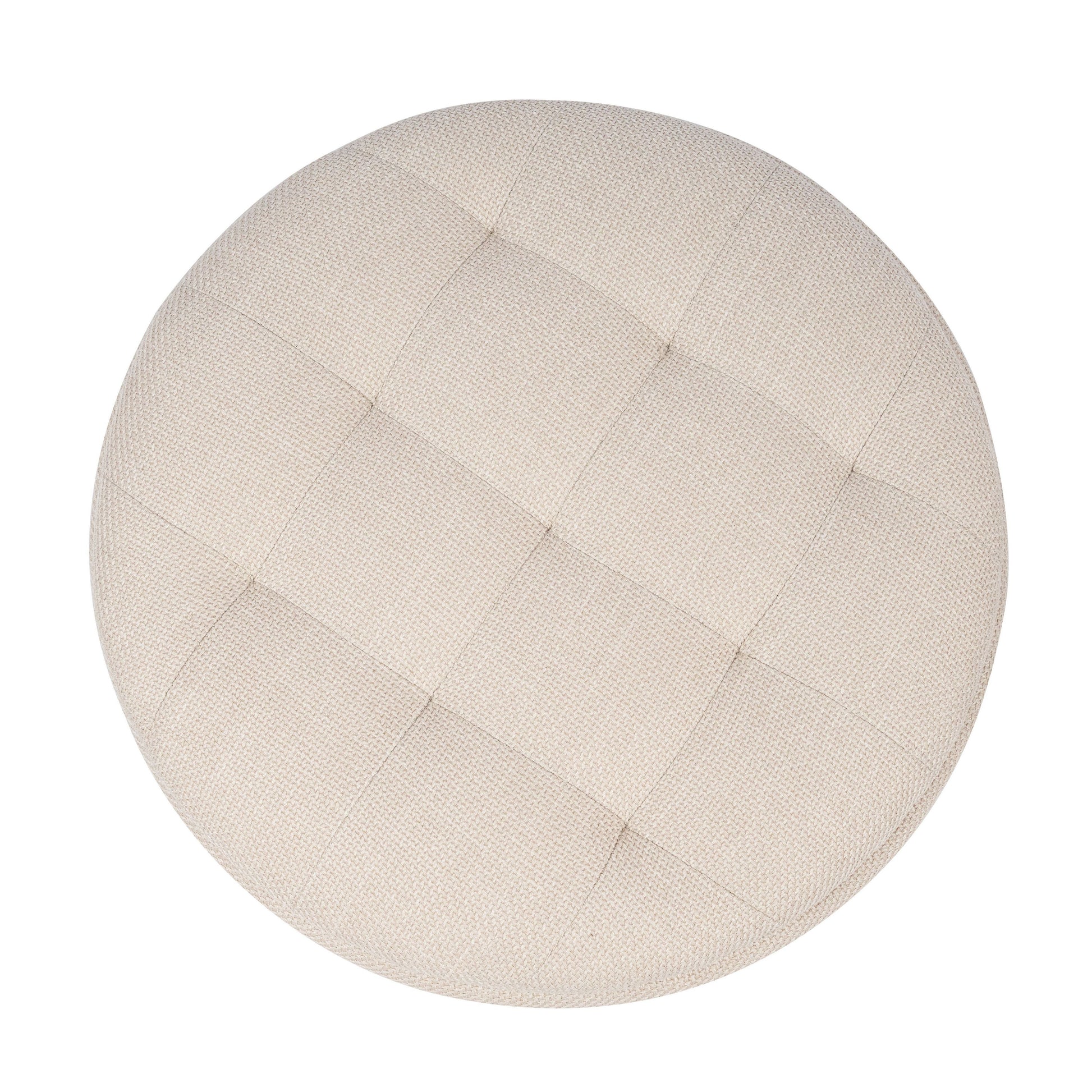 OT702 BEIGE OTTOMAN STOOL