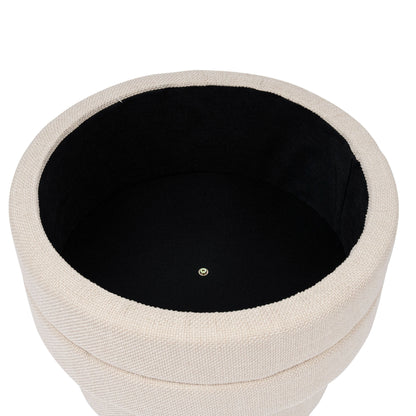 OT702 BEIGE OTTOMAN STOOL