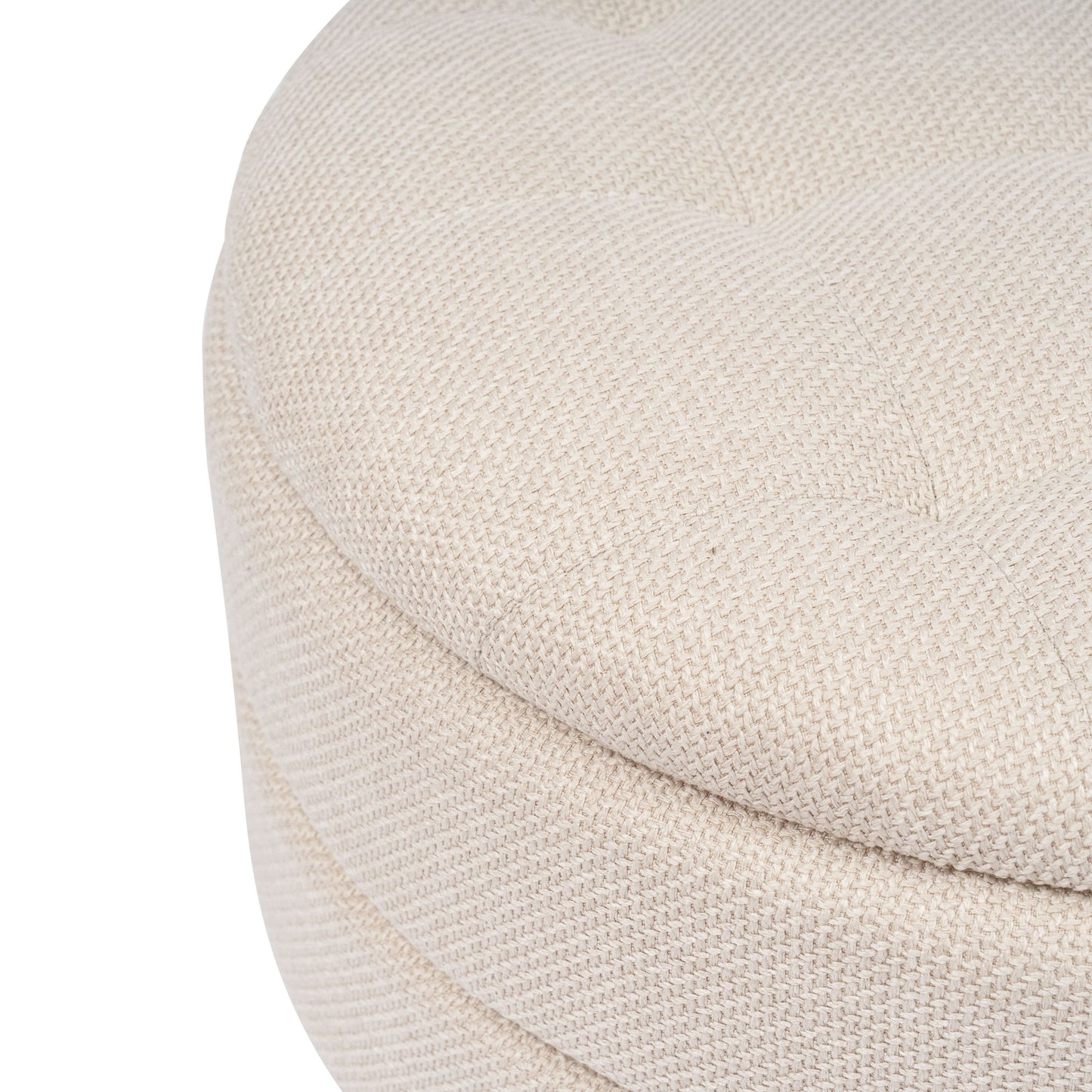 OT702 BEIGE OTTOMAN STOOL