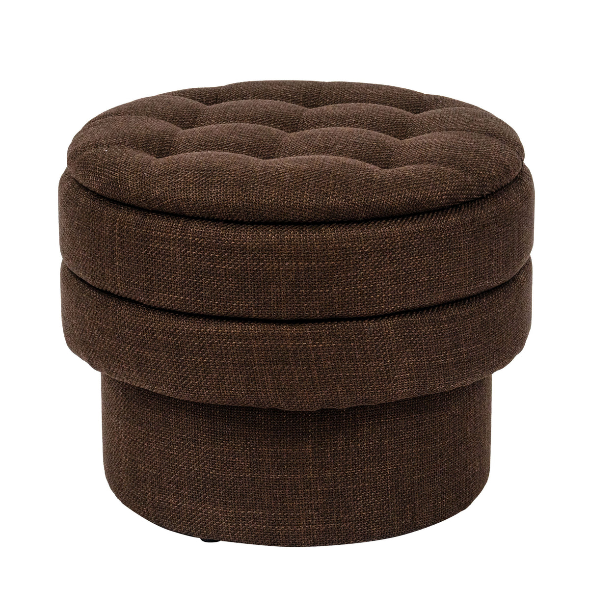 OT702 CHOCOLATE OTTOMAN