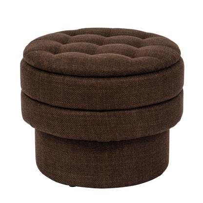 OT702 CHOCOLATE OTTOMAN