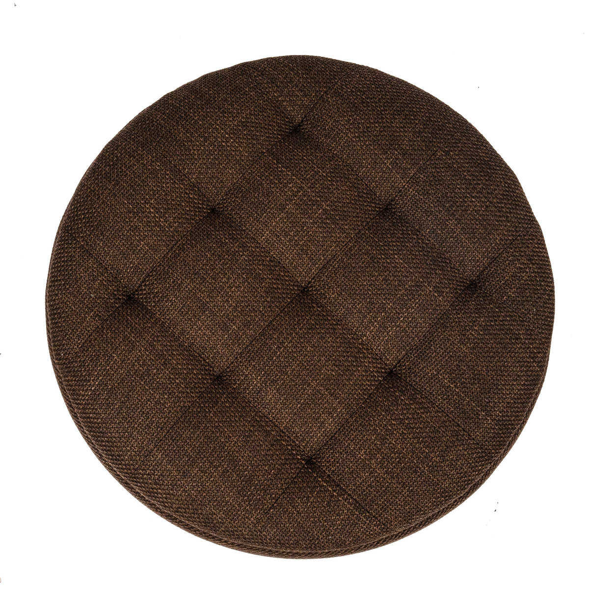 OT702 CHOCOLATE OTTOMAN
