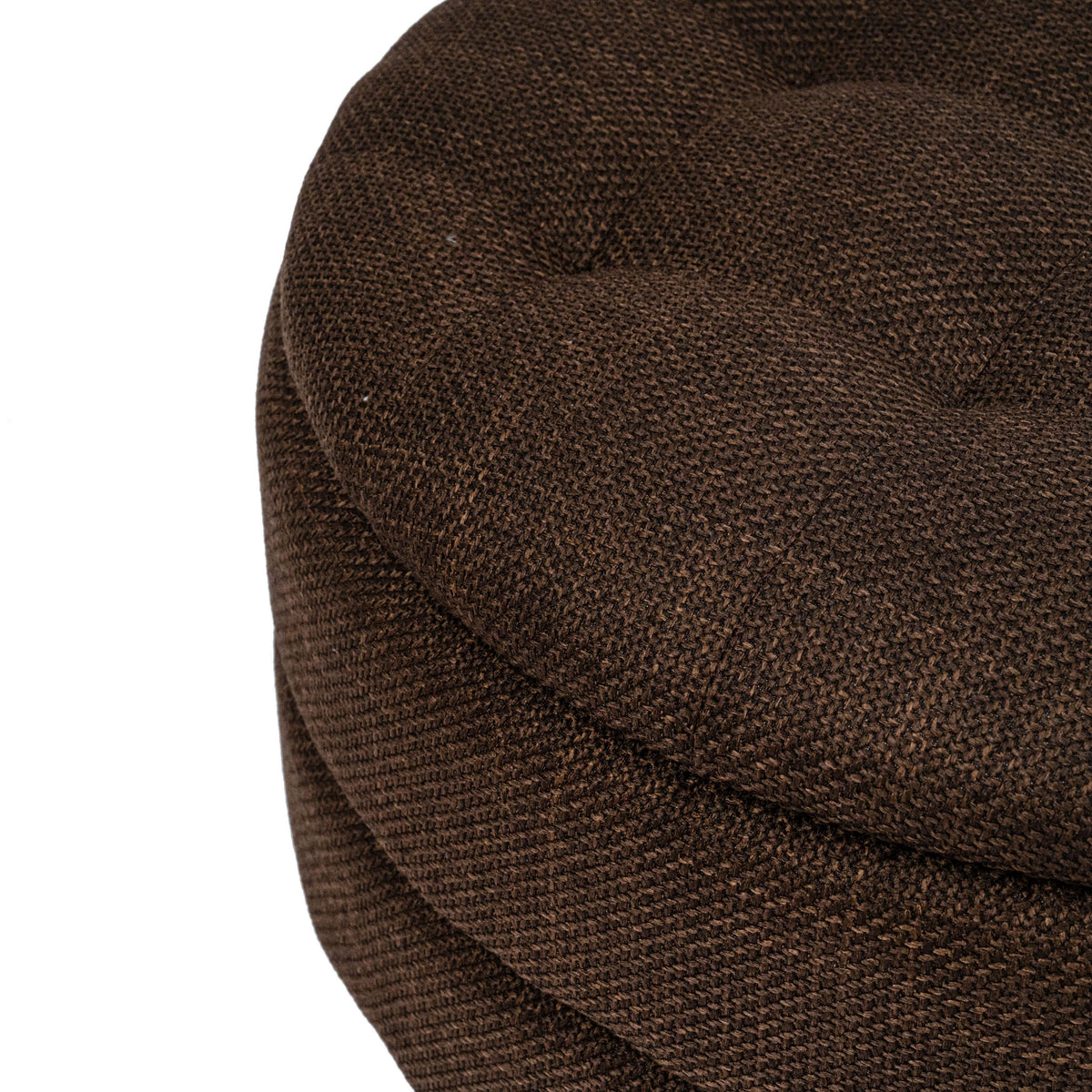 OT702 CHOCOLATE OTTOMAN