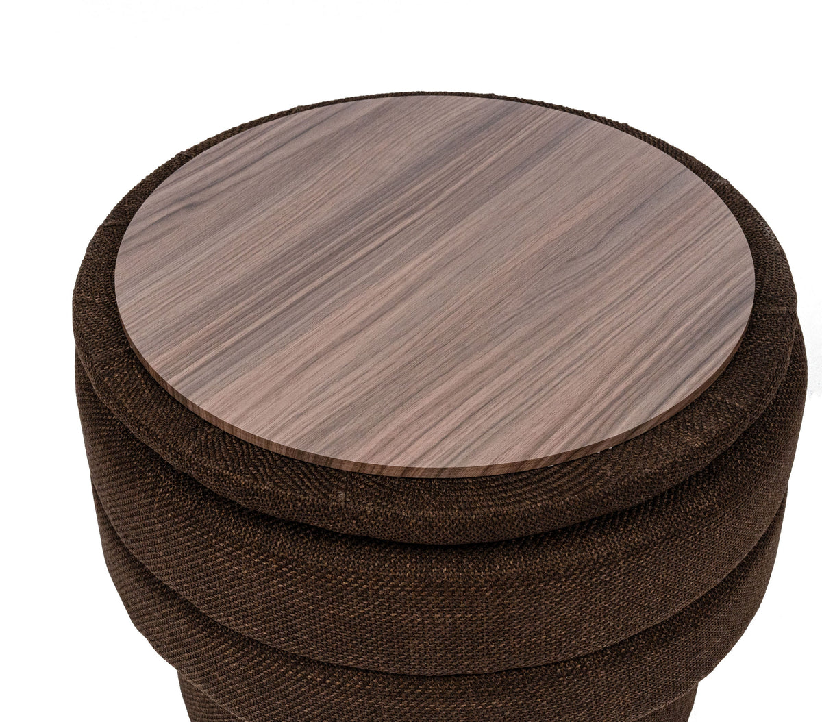 OT702 CHOCOLATE OTTOMAN