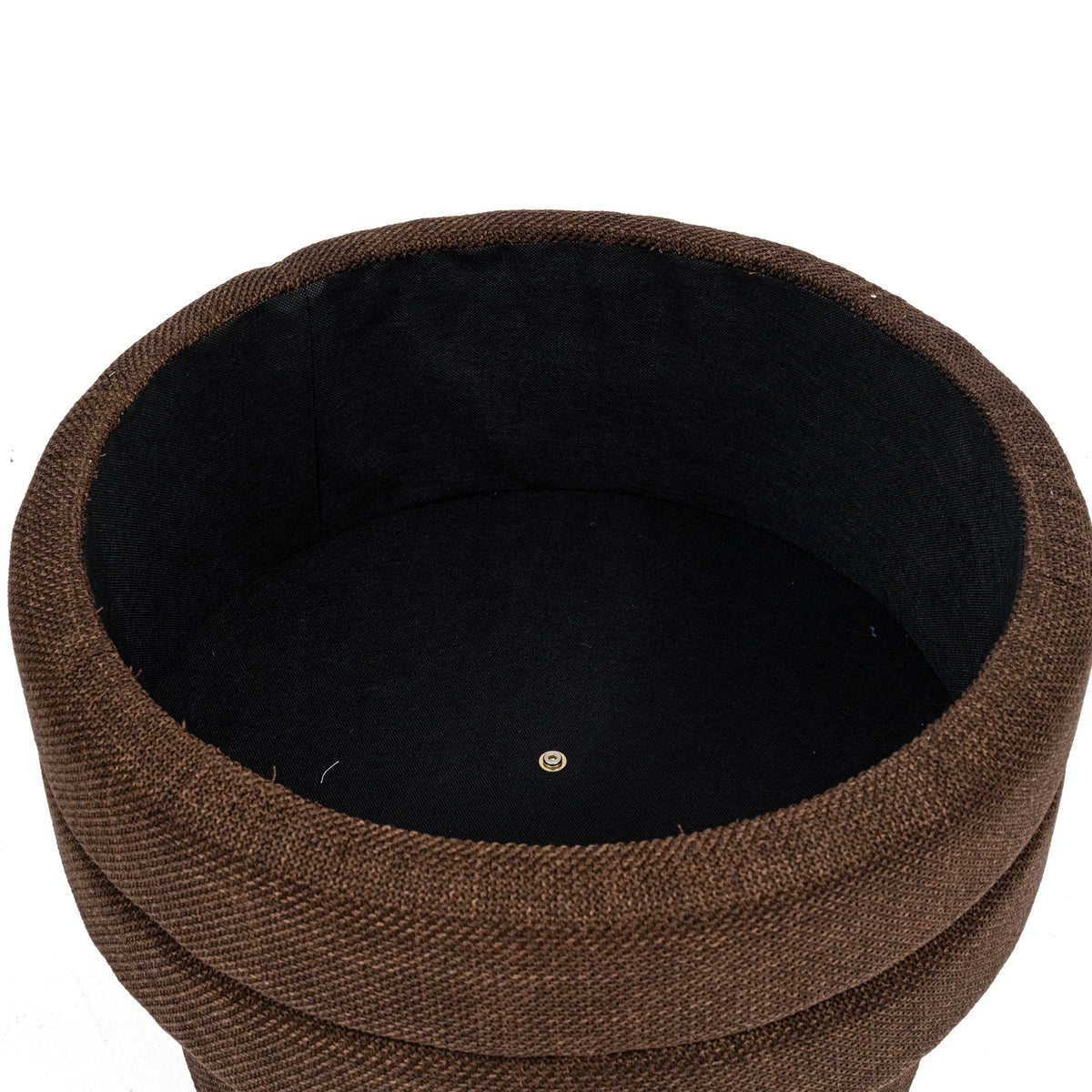 OT702 CHOCOLATE OTTOMAN