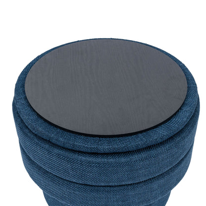 OT702 DARK BLUE OTTOMAN