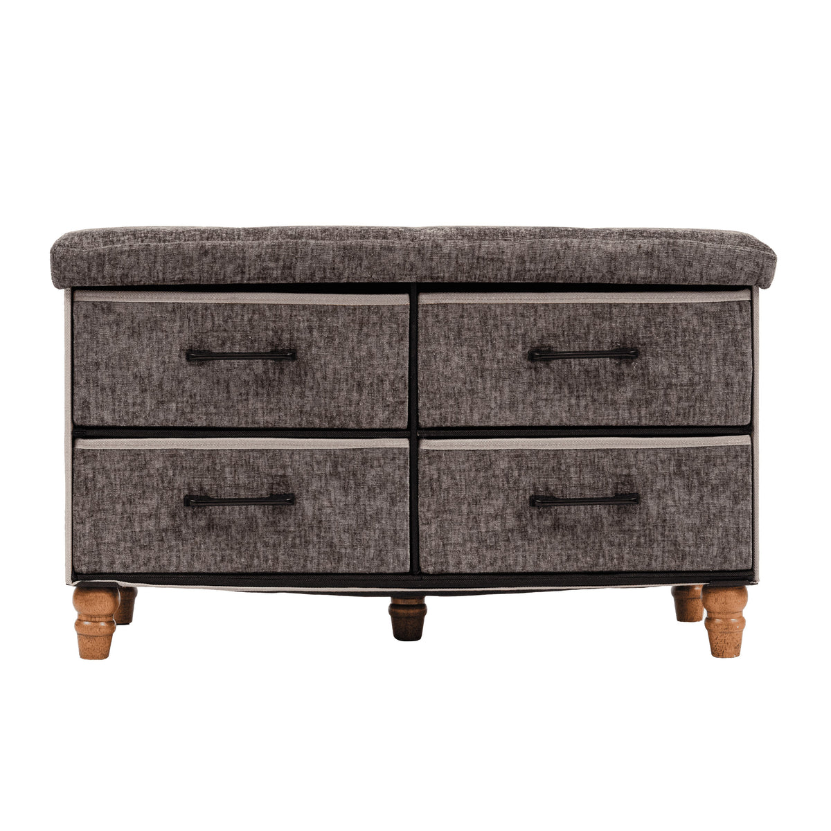 OT700 BROWN-BRNLEG GIFTS OTTOMAN