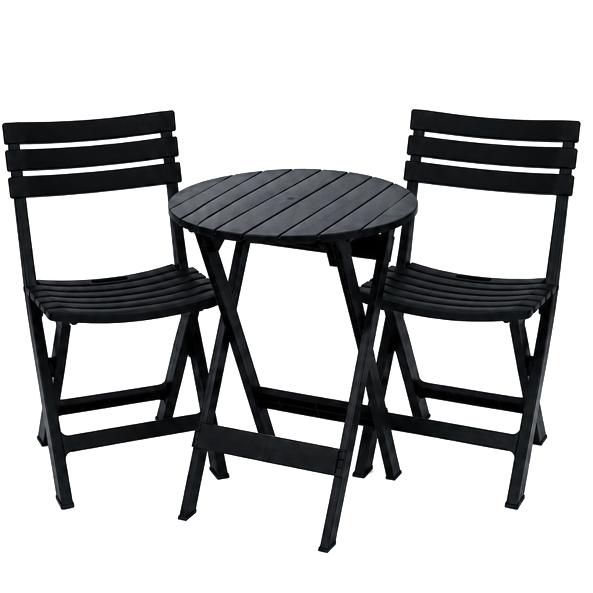 STB3021 BLACK PATIO CHAIRS
